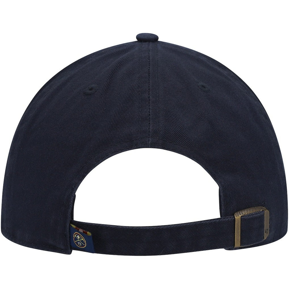 47 brand Denver Nuggets '47 Core Logo Clean Up Adjustable Hat Navy
