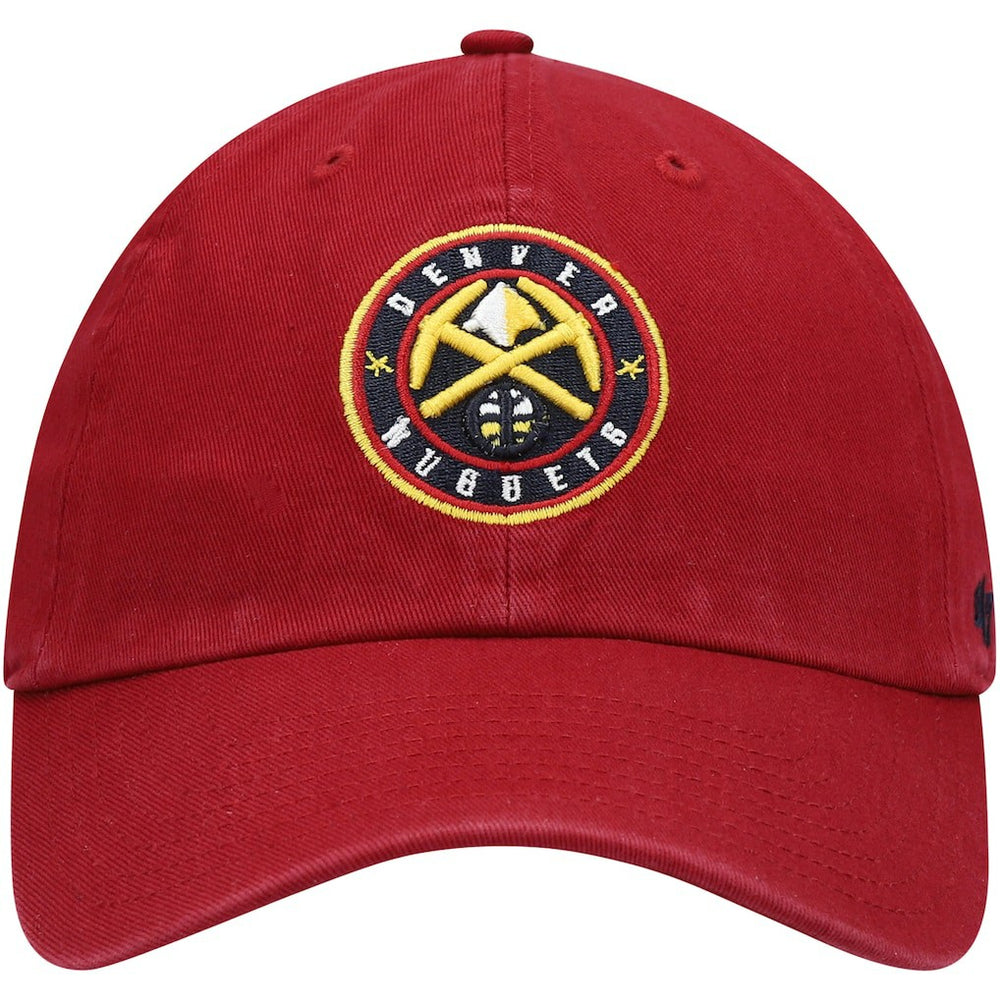 47 brand Denver Nuggets '47 Core Logo Clean Up Adjustable Hat Red