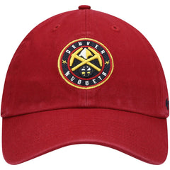 47 brand Denver Nuggets '47 Core Logo Clean Up Adjustable Hat Red