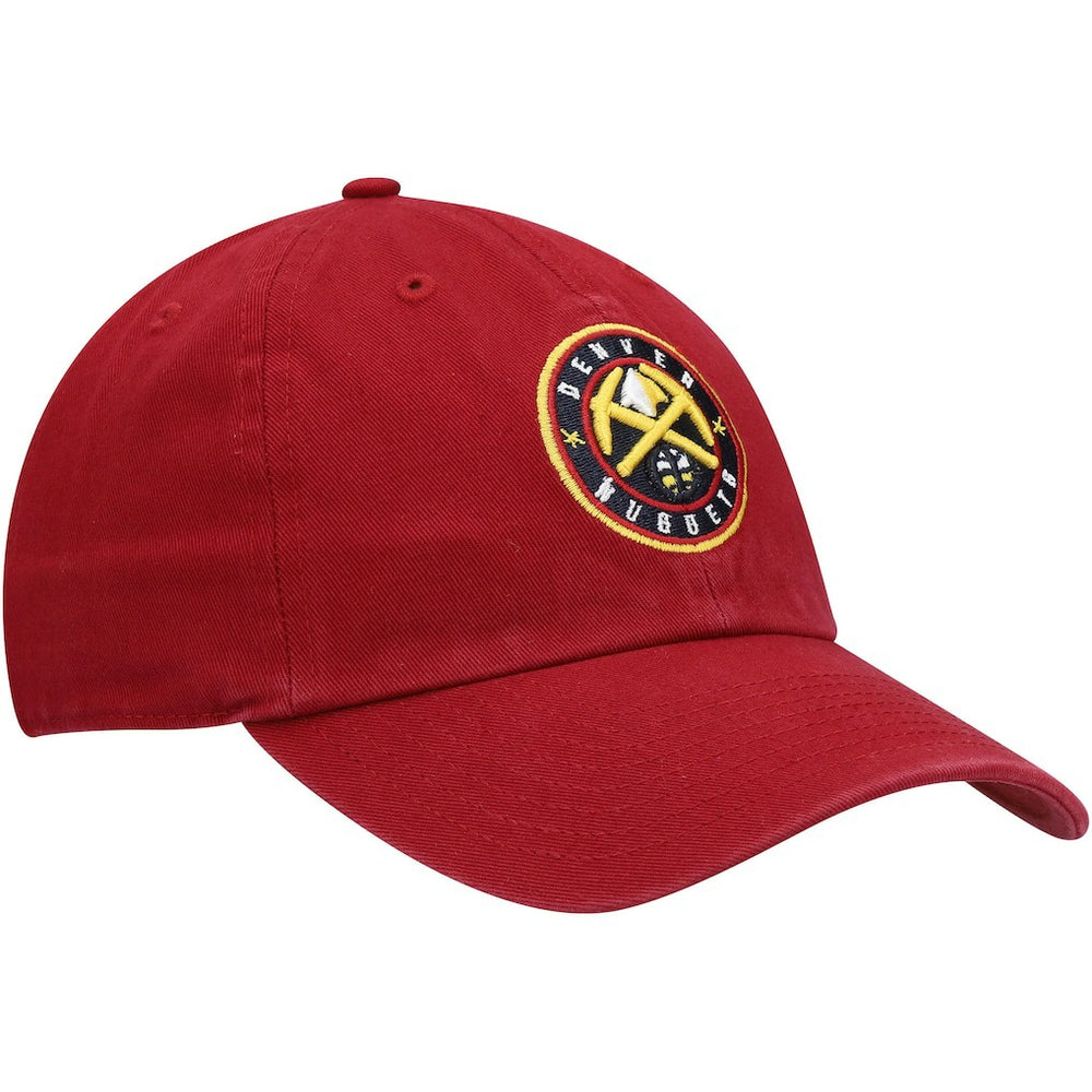 47 brand Denver Nuggets '47 Core Logo Clean Up Adjustable Hat Red