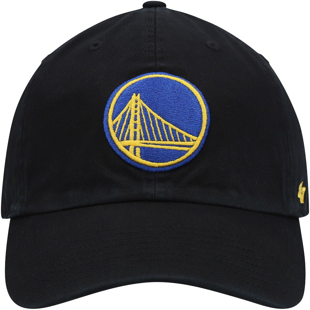 47 brand Golden State Warriors '47 Core Logo Clean Up Adjustable Hat Black