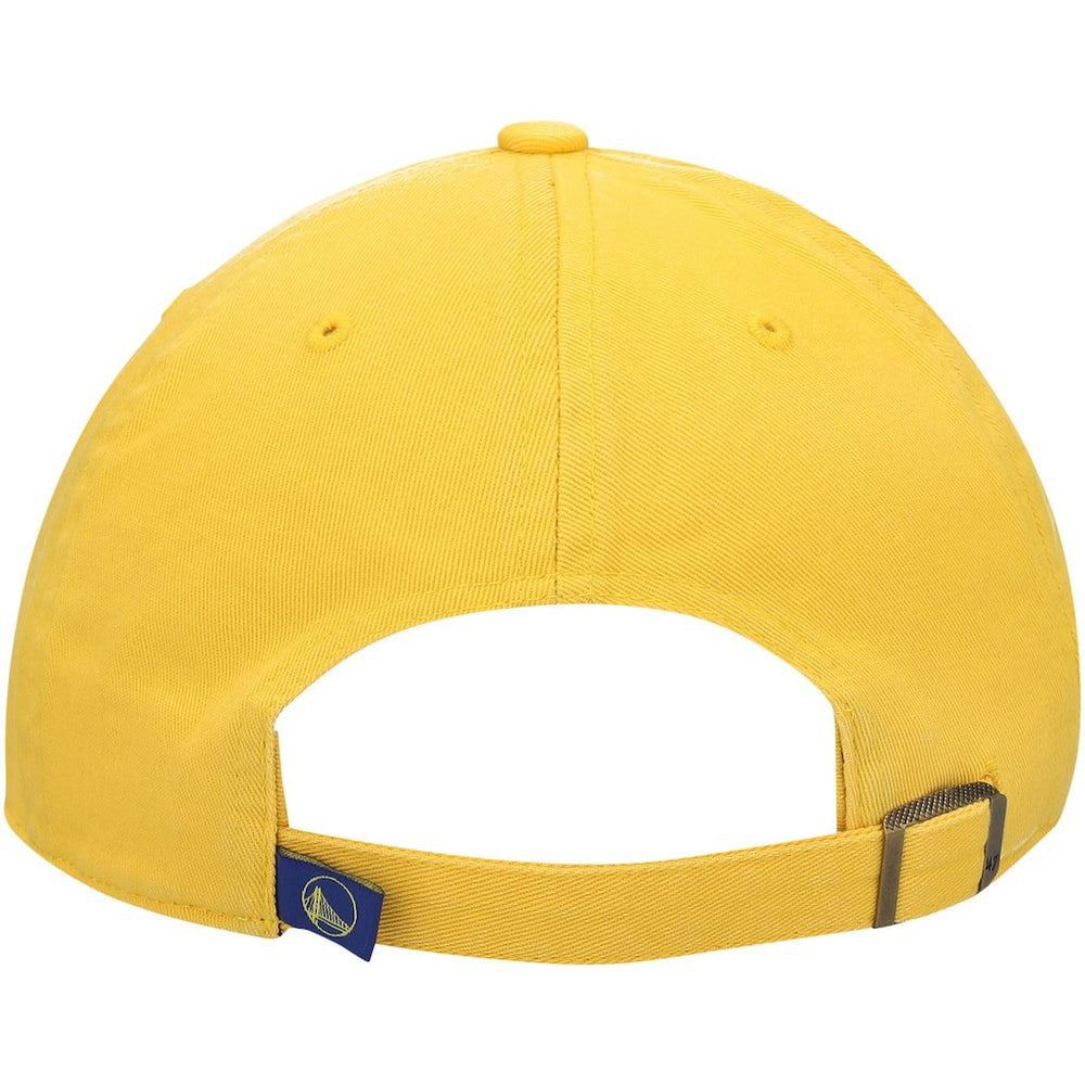 47 brand Golden State Warriors '47 Core Logo Clean Up Adjustable Hat Gold
