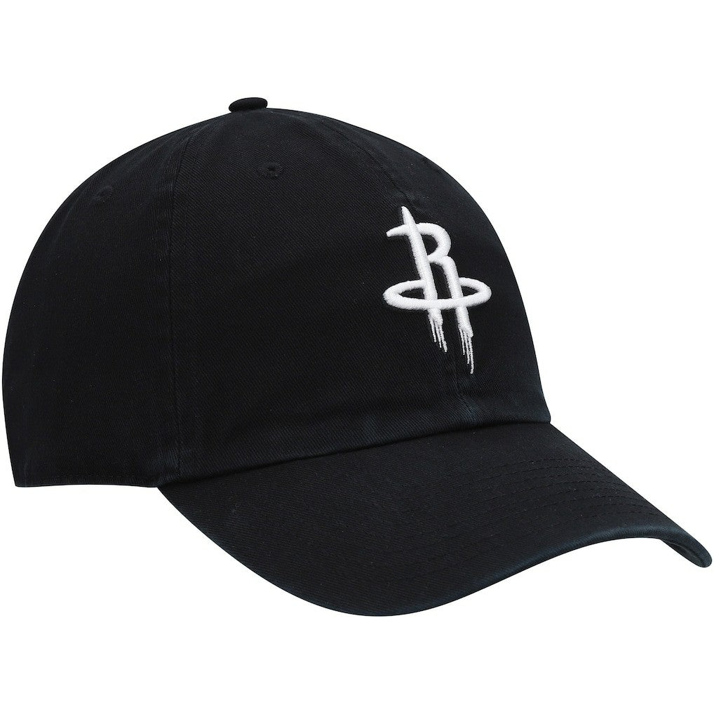 47 brand Houston Rockets '47 Core Logo Clean Up Adjustable Hat Black