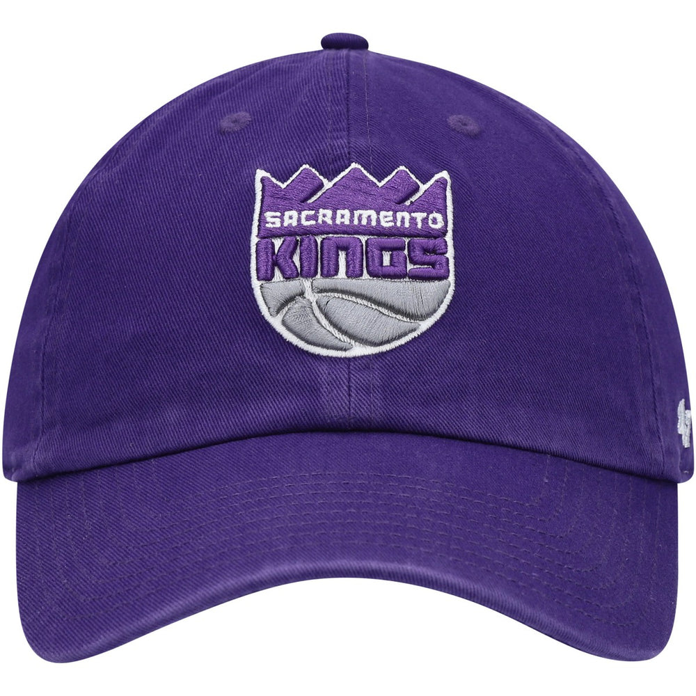 47 brand Sacramento Kings '47 Core Logo Clean Up Adjustable Hat Purple