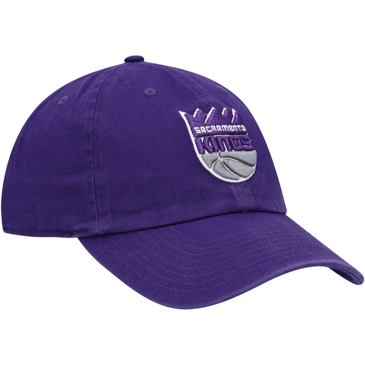 47 brand Sacramento Kings '47 Core Logo Clean Up Adjustable Hat Purple