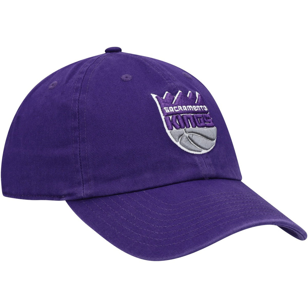 47 brand Sacramento Kings '47 Core Logo Clean Up Adjustable Hat Purple