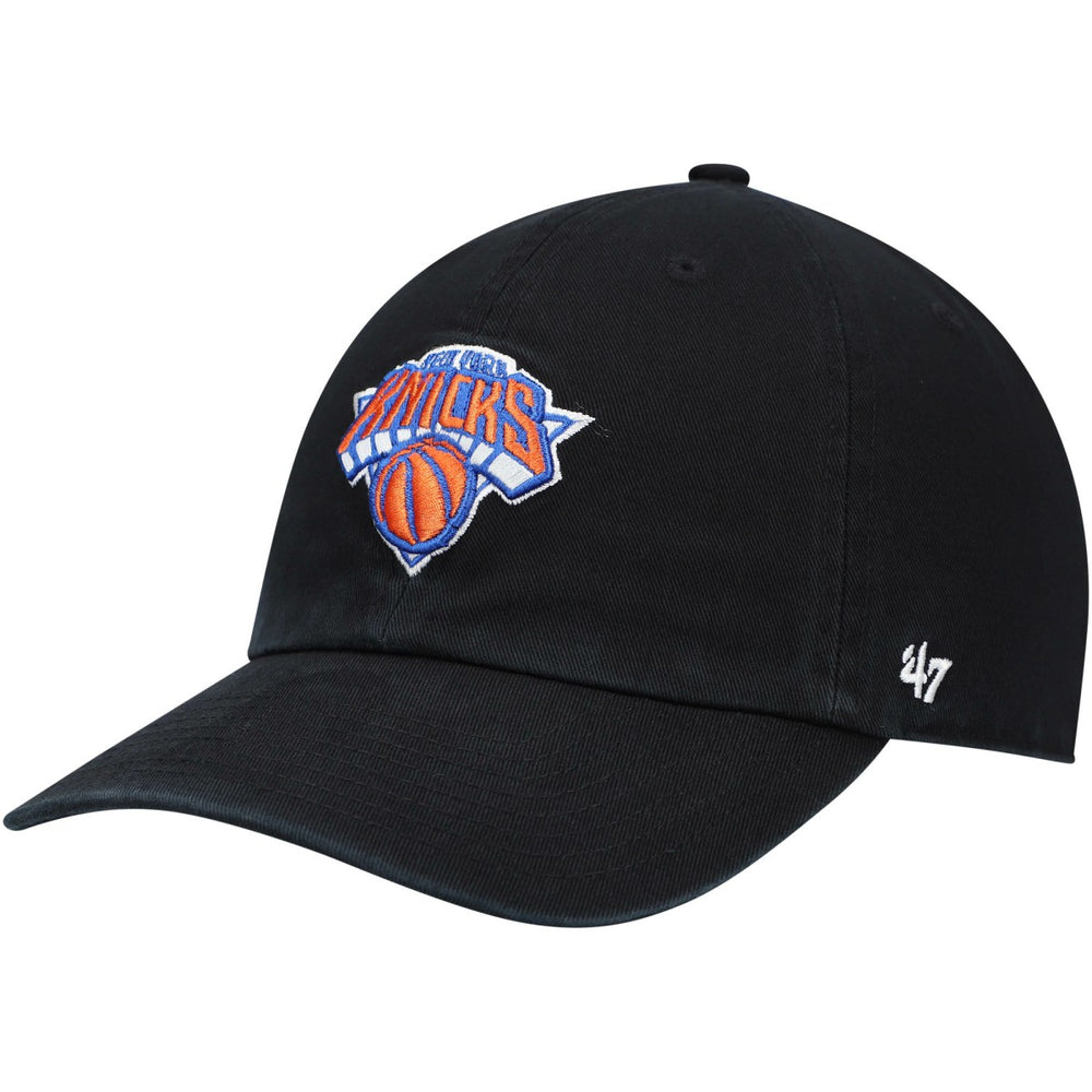 47 brand New York Knicks '47 Core Logo Clean Up Adjustable Hat Black