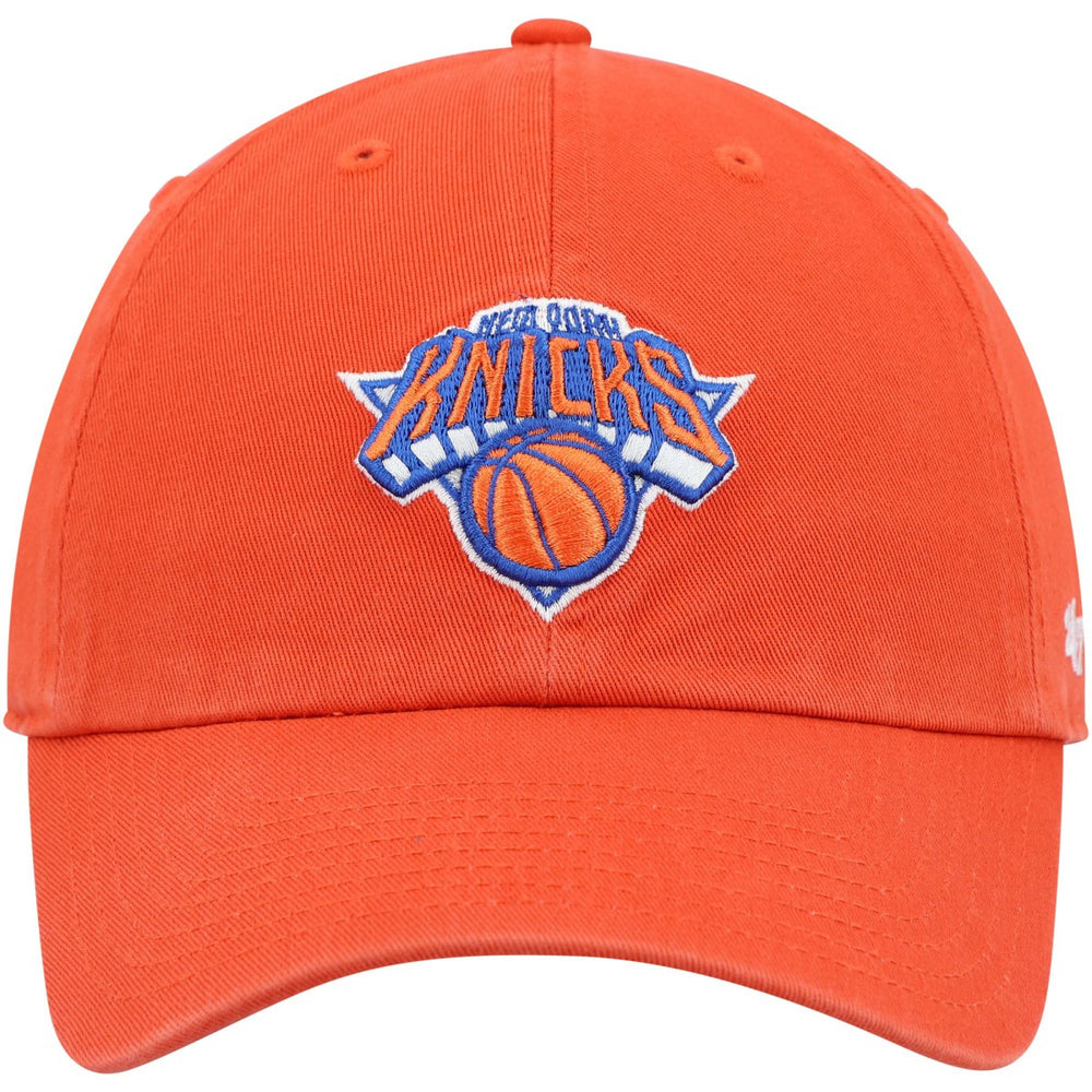 47 brand New York Knicks '47 Core Logo Clean Up Adjustable Hat Orange