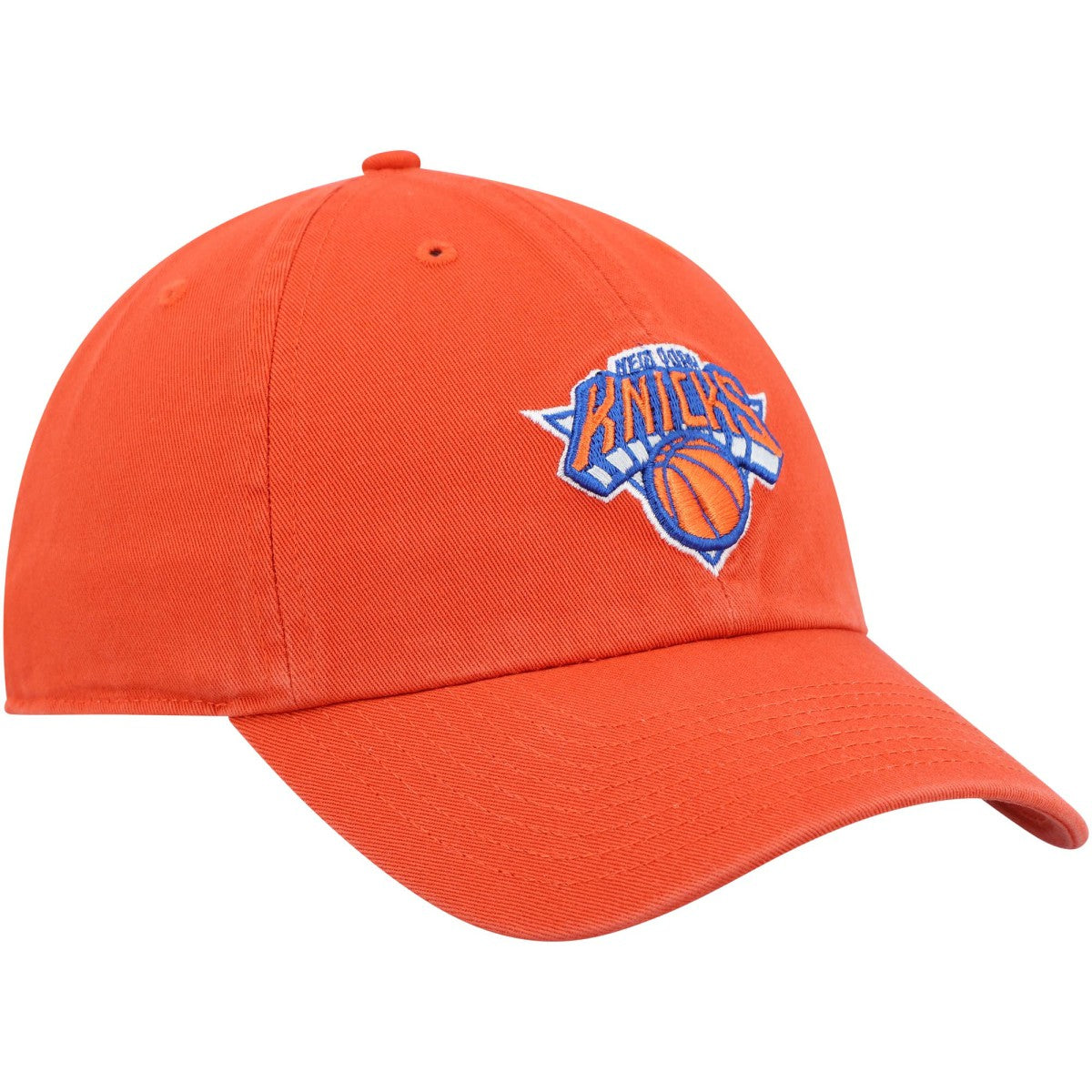 47 brand New York Knicks '47 Core Logo Clean Up Adjustable Hat Orange