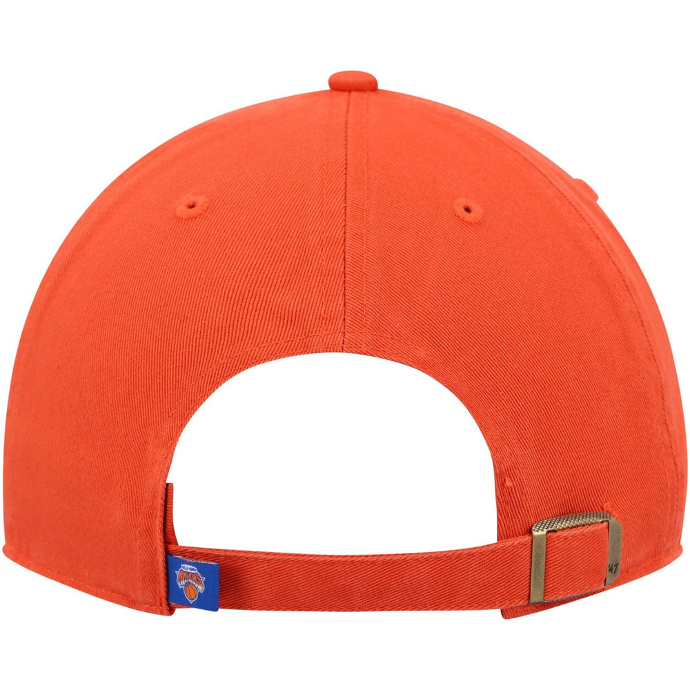 47 brand New York Knicks '47 Core Logo Clean Up Adjustable Hat Orange