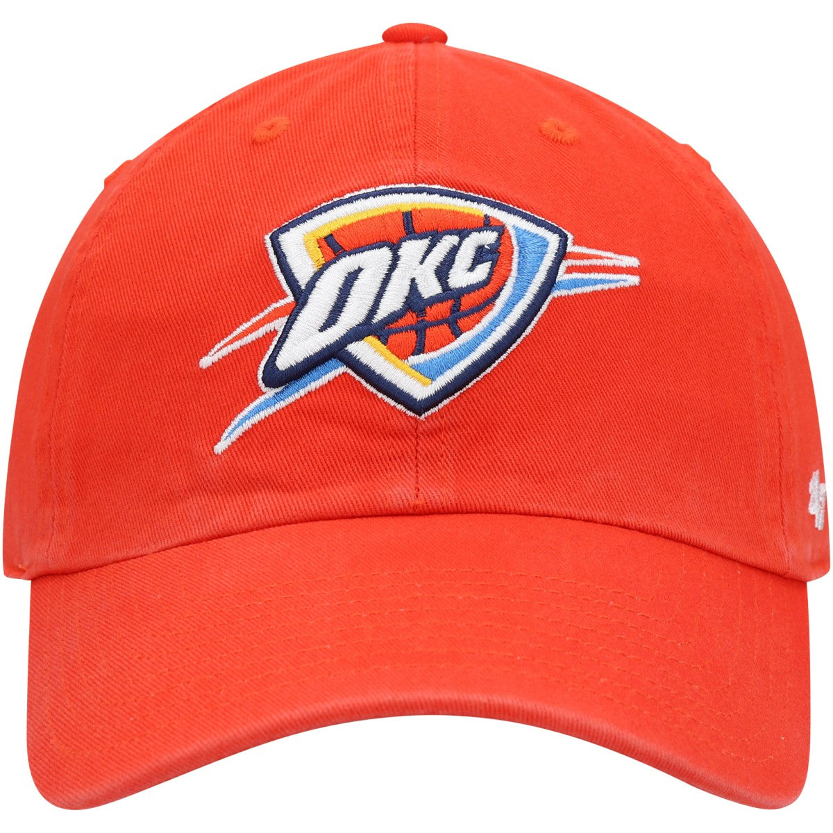 47 brand Oklahoma City Thunder '47 Core Logo Clean Up Adjustable Hat Orange