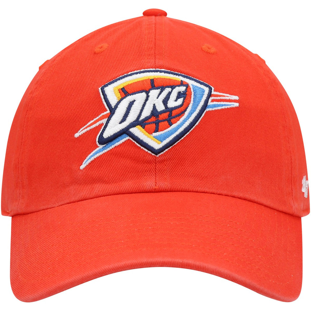 47 brand Oklahoma City Thunder '47 Core Logo Clean Up Adjustable Hat Orange