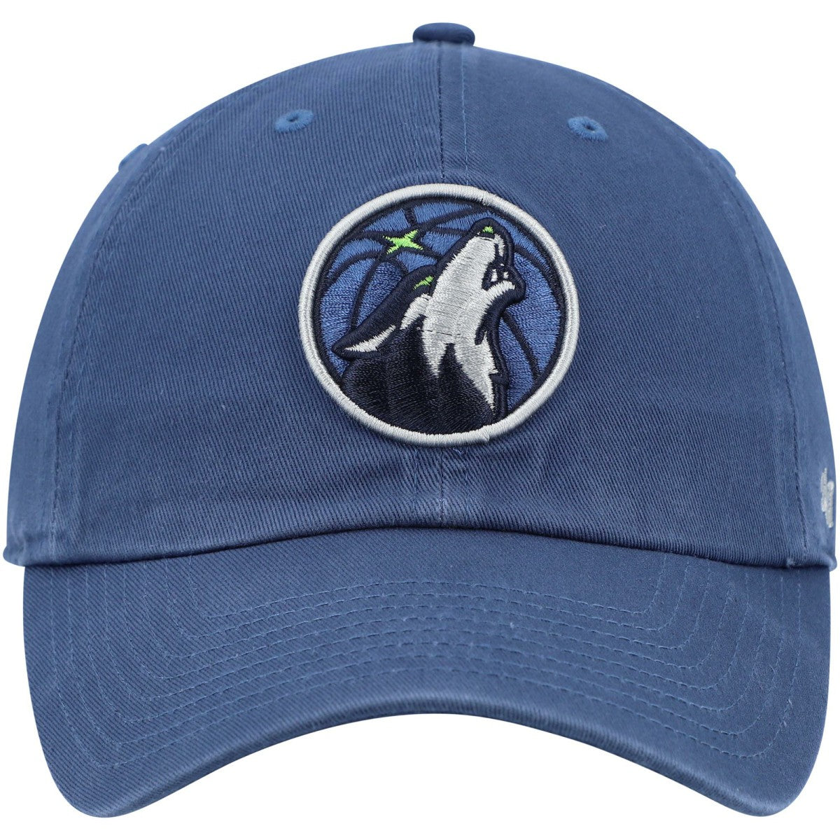 47 brand Minnesota Timberwolves '47 Core Logo Clean Up Adjustable Hat Blue