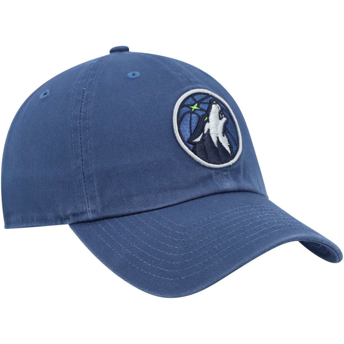 47 brand Minnesota Timberwolves '47 Core Logo Clean Up Adjustable Hat Blue