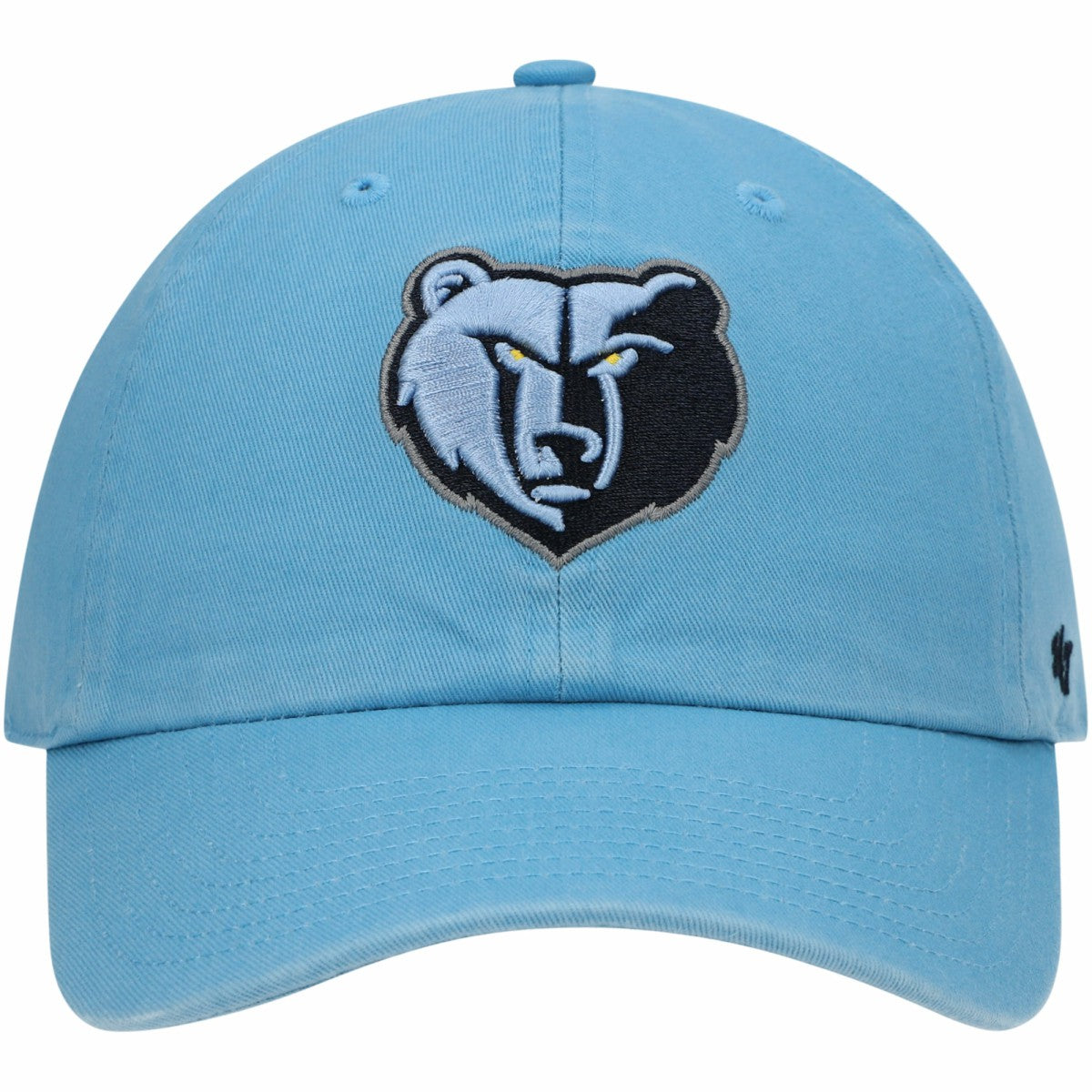 47 brand Memphis Grizzlies '47 Core Logo Clean Up Adjustable Hat Light Blue