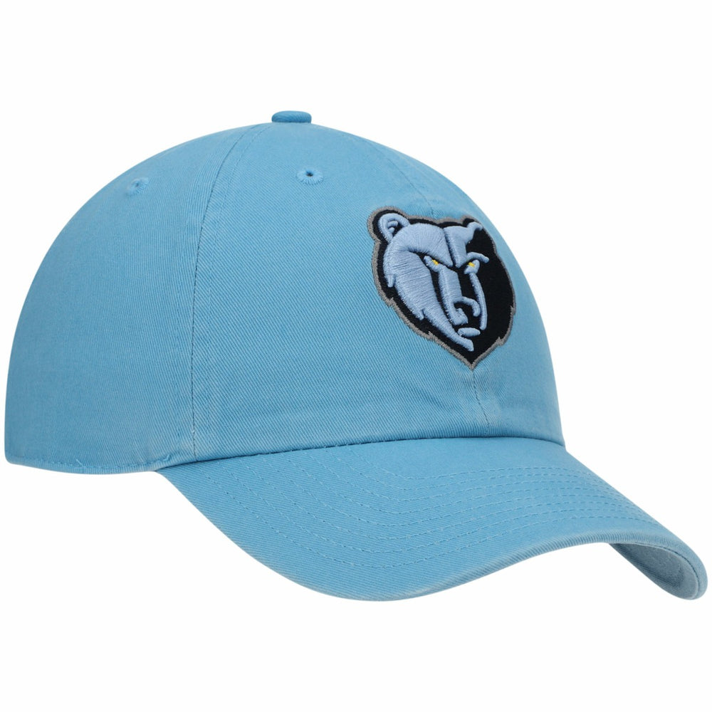 47 brand Memphis Grizzlies '47 Core Logo Clean Up Adjustable Hat Light Blue