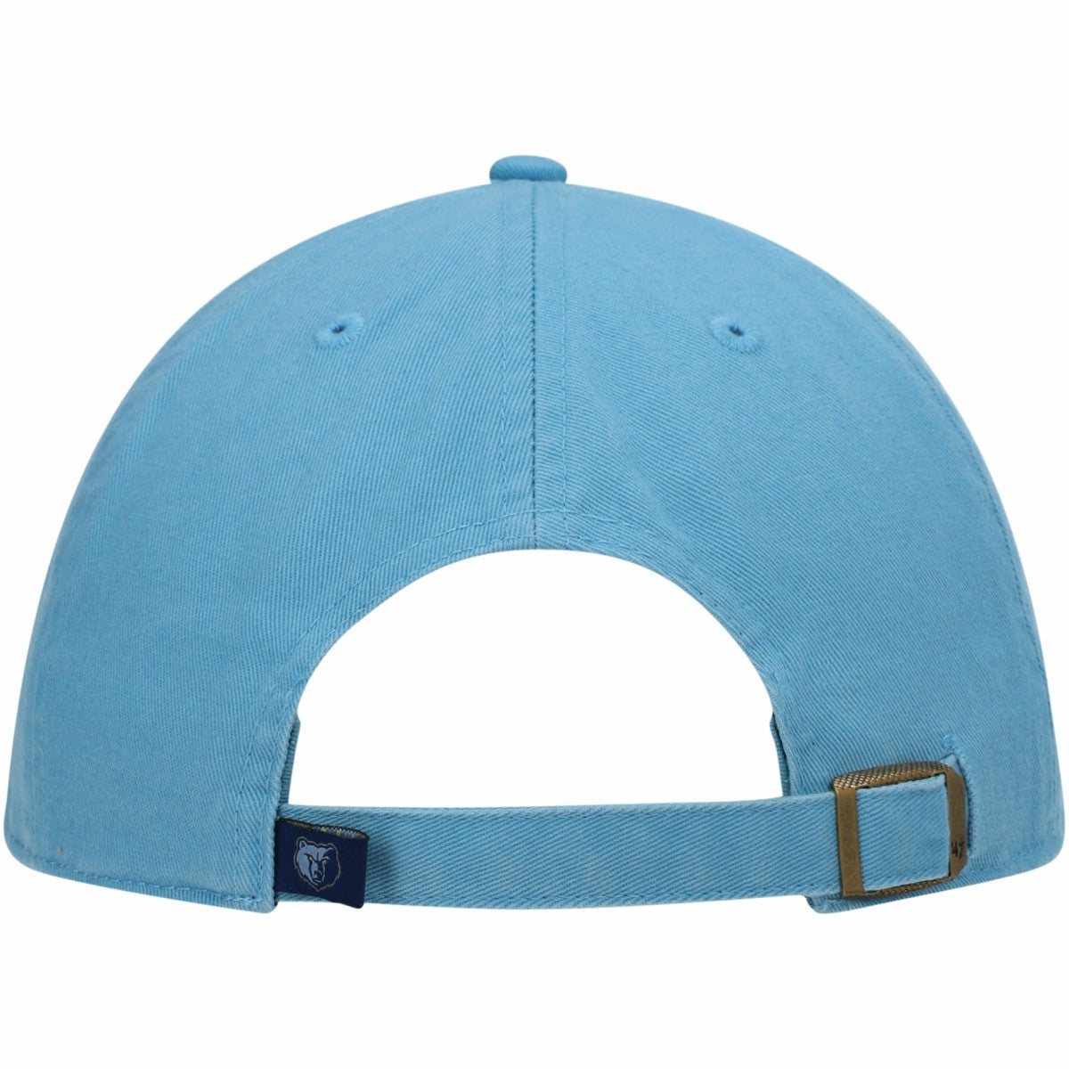 47 brand Memphis Grizzlies '47 Core Logo Clean Up Adjustable Hat Light Blue