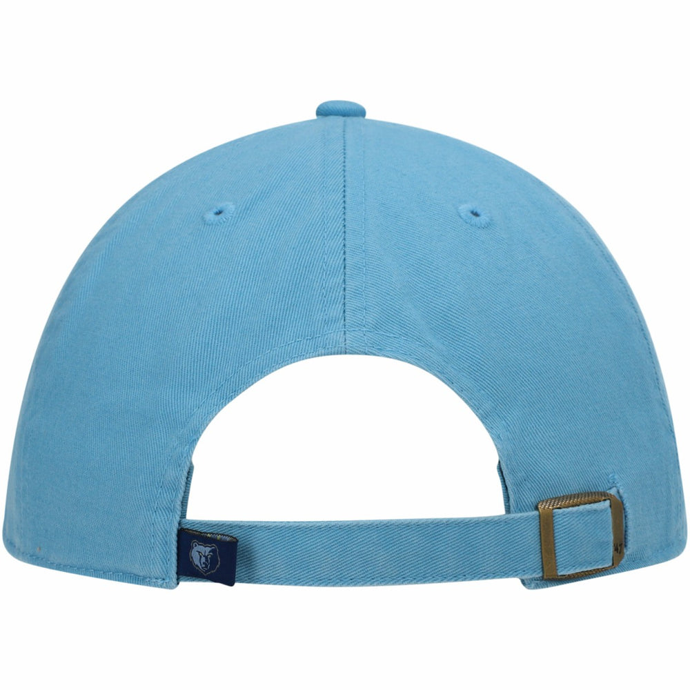 47 brand Memphis Grizzlies '47 Core Logo Clean Up Adjustable Hat Light Blue