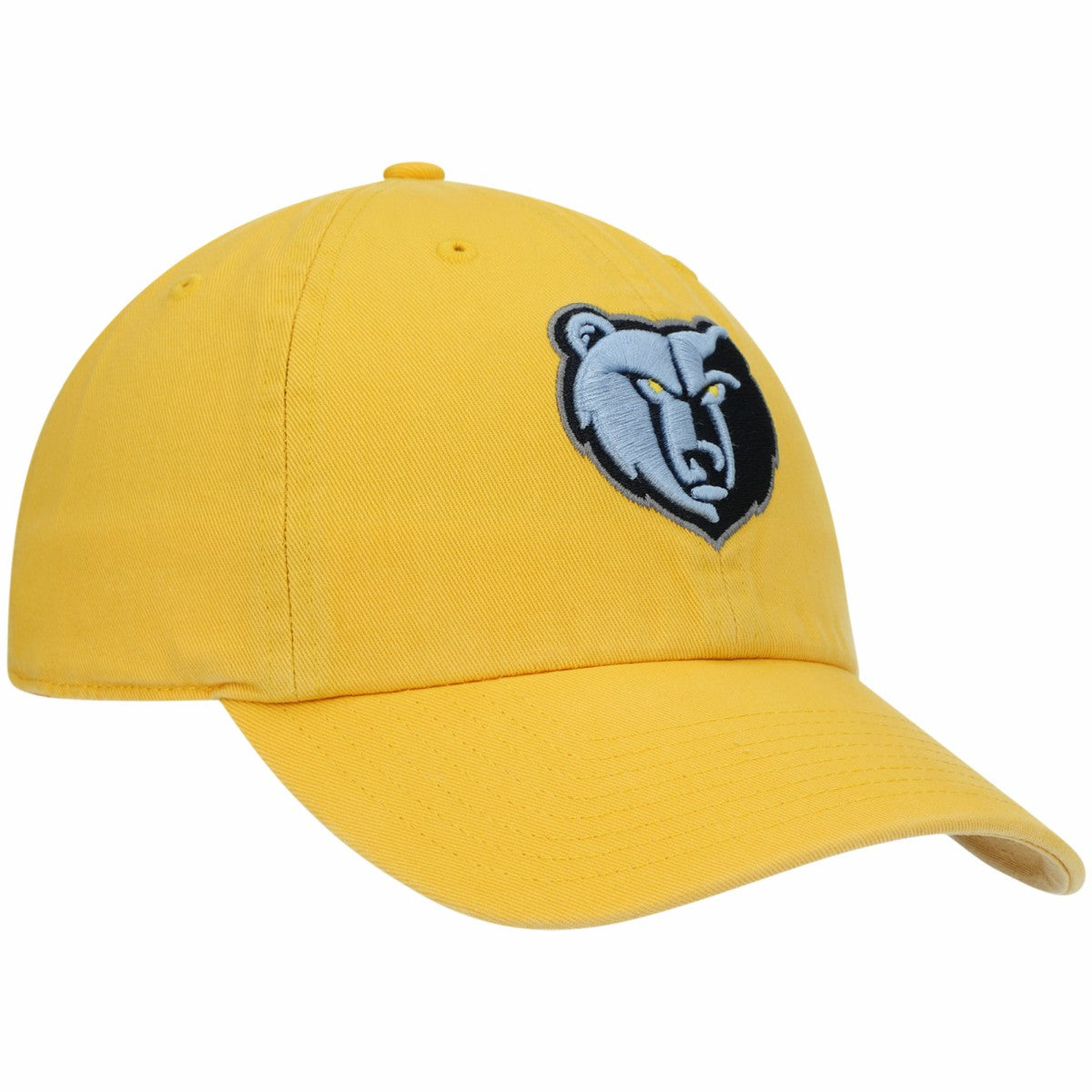 47 brand Memphis Grizzlies '47 Core Logo Clean Up Adjustable Hat Gold