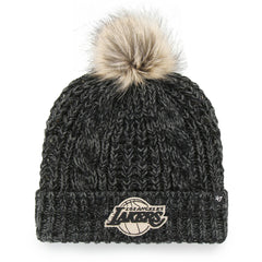 47 brand Los Angeles Lakers '47 Women's Meeko Cuffed Knit Hat with Pom Black