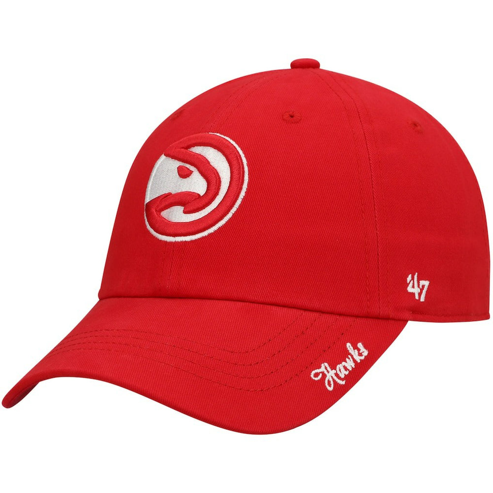 47 brand Atlanta Hawks '47 Women's Miata Clean Up Logo Adjustable Hat Red