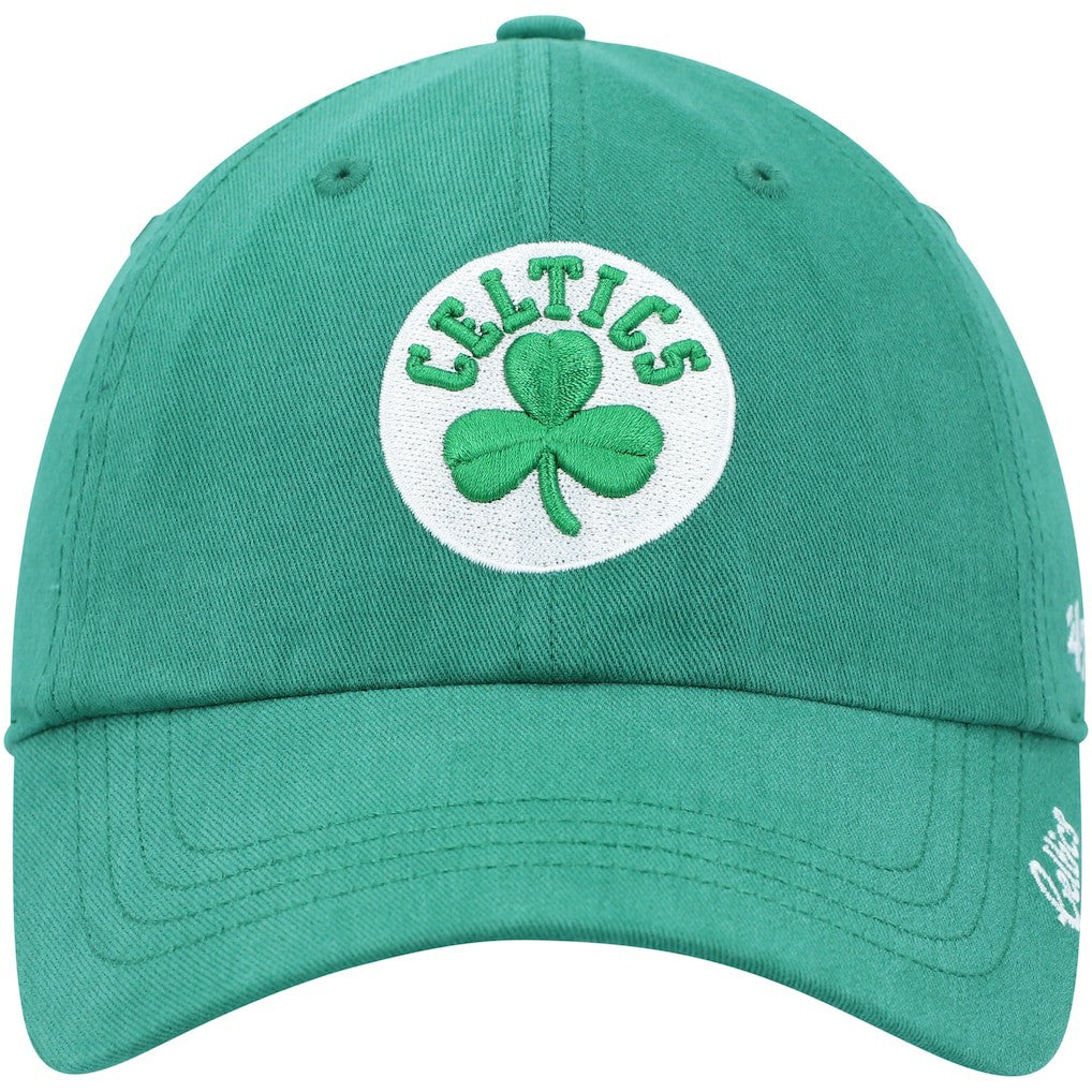 47 brand Boston Celtics '47 Women's Miata Clean Up Logo Adjustable Hat Kelly Green