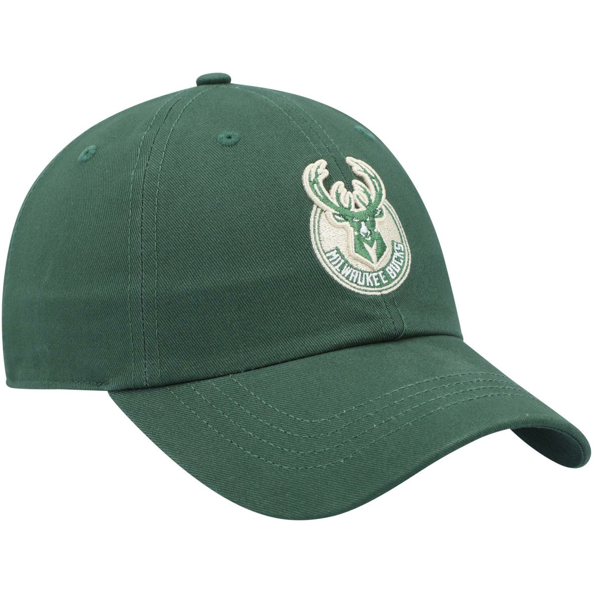 47 brand Milwaukee Bucks '47 Women's Miata Clean Up Logo Adjustable Hat Hunter Green