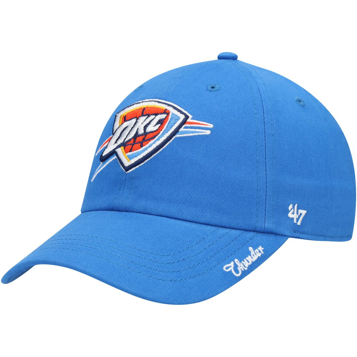 47 brand Oklahoma City Thunder '47 Women's Miata Clean Up Logo Adjustable Hat Blue