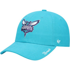 47 brand Charlotte Hornets '47 Women's Miata Clean Up Logo Adjustable Hat Teal