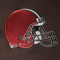 Cleveland Browns Starter Playoffs Color Block Full-Zip Hoodie - Brown/Orange - NFL