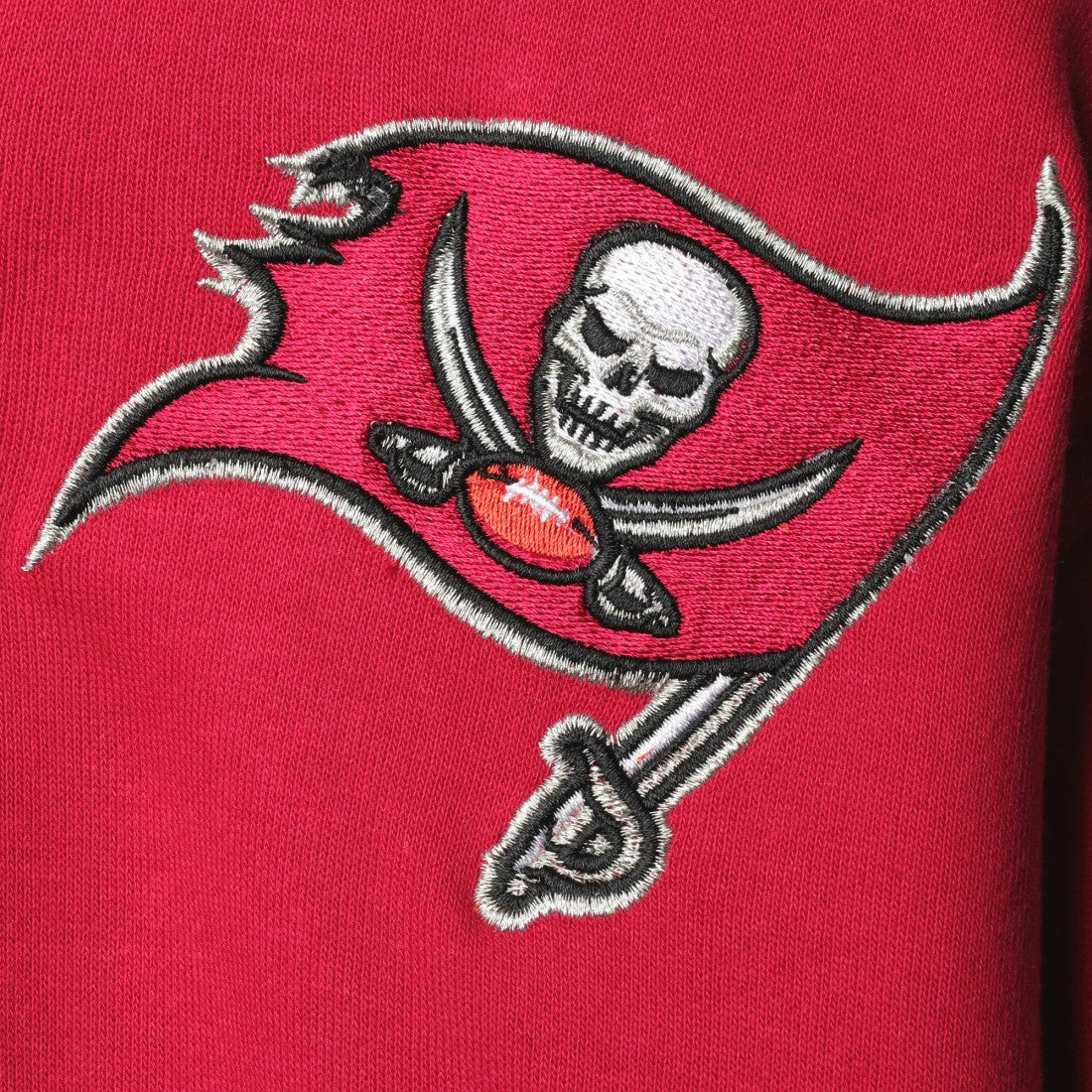 Tampa Bay Buccaneers Starter Playoffs Color Block Full-Zip Hoodie - Red/Pewter - NFL