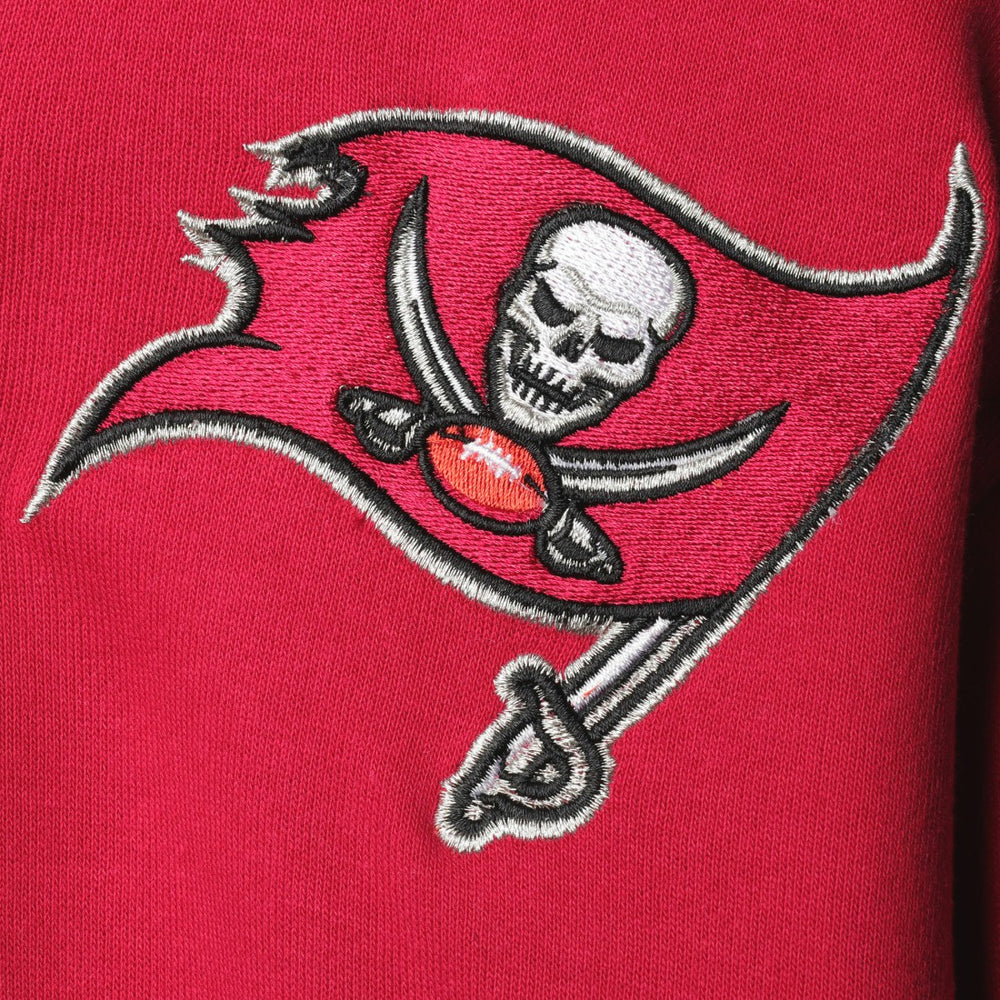 Tampa Bay Buccaneers Starter Playoffs Color Block Full-Zip Hoodie - Red/Pewter - NFL