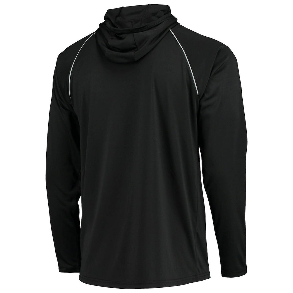 Las Vegas Raiders Starter Raglan Long Sleeve Hoodie T-Shirt - Black - NFL