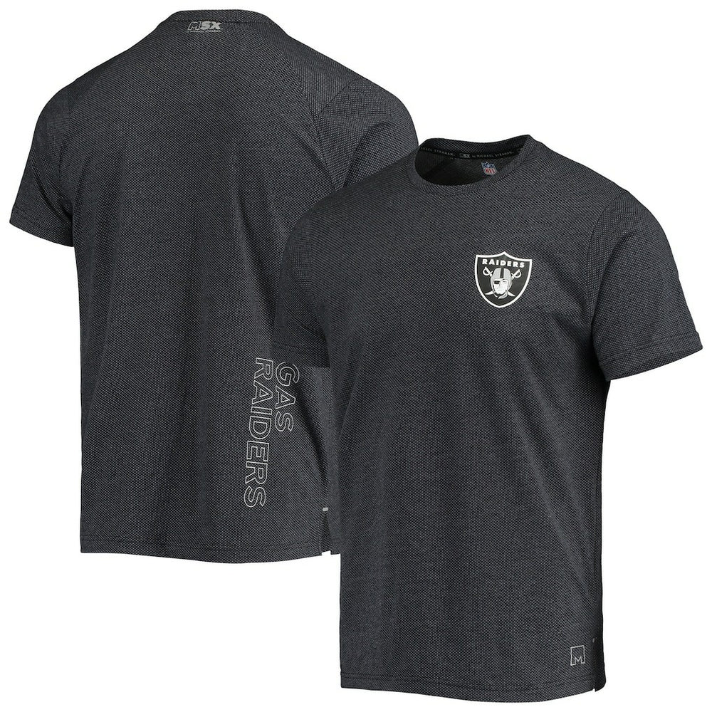 Las Vegas Raiders MSX by Michael Strahan Motivation Performance T-Shirt - Black - NFL