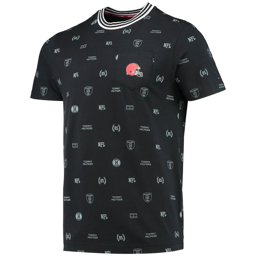 Cleveland Browns Tommy Hilfiger Essential Pocket T-Shirt - Black - NFL