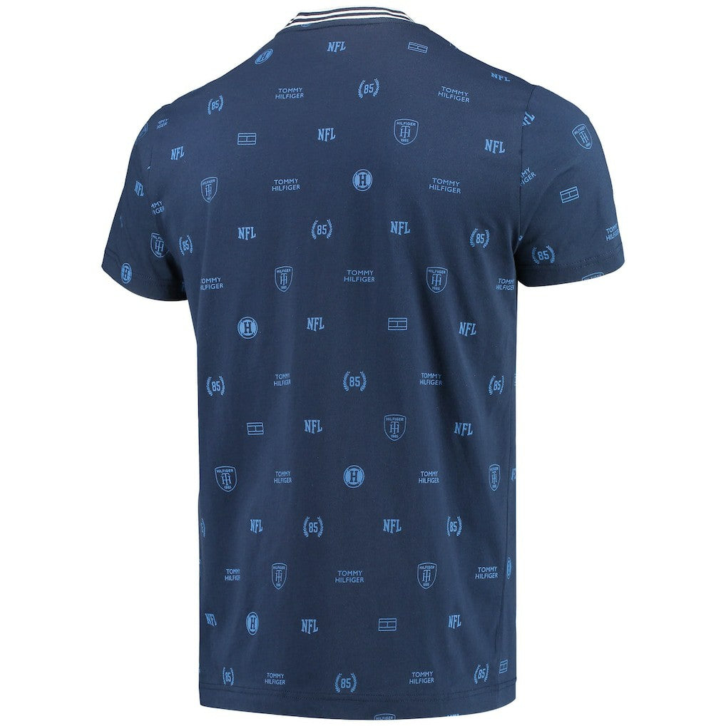 Chicago Bears Tommy Hilfiger Essential Pocket T-Shirt - Navy - NFL