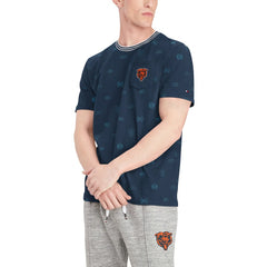 Chicago Bears Tommy Hilfiger Essential Pocket T-Shirt - Navy - NFL