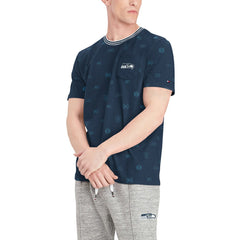 Seattle Seahawks Tommy Hilfiger Essential Pocket T-Shirt - College Navy - NFL
