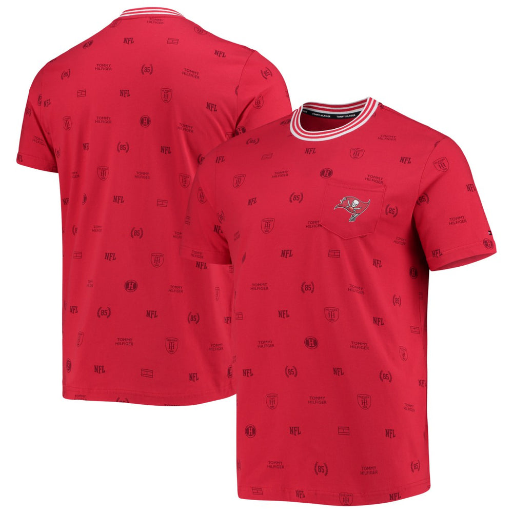 Tampa Bay Buccaneers Tommy Hilfiger Essential Pocket T-Shirt - Red - NFL