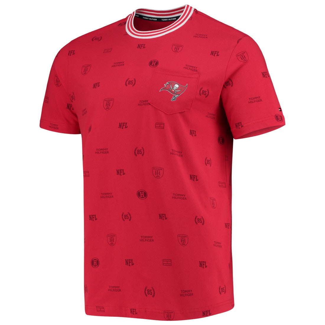 Tampa Bay Buccaneers Tommy Hilfiger Essential Pocket T-Shirt - Red - NFL