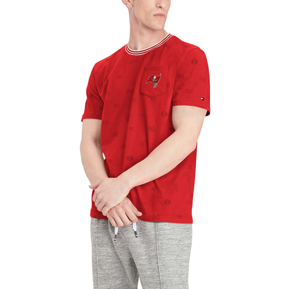 Tampa Bay Buccaneers Tommy Hilfiger Essential Pocket T-Shirt - Red - NFL
