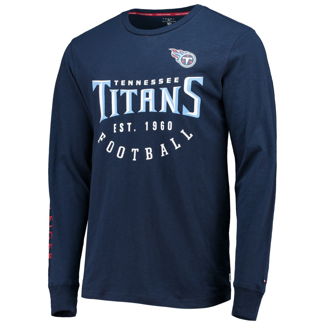 Tennessee Titans Tommy Hilfiger Peter Long Sleeve T-Shirt - Navy - NFL