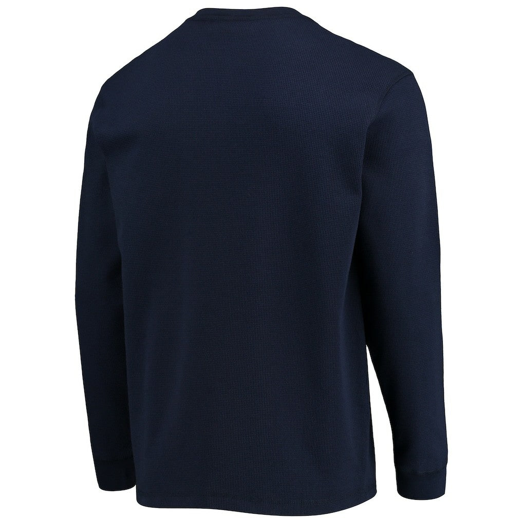 Chicago Bears Dunbrooke Logo Maverick Thermal Henley Long Sleeve T-Shirt - Navy - NFL
