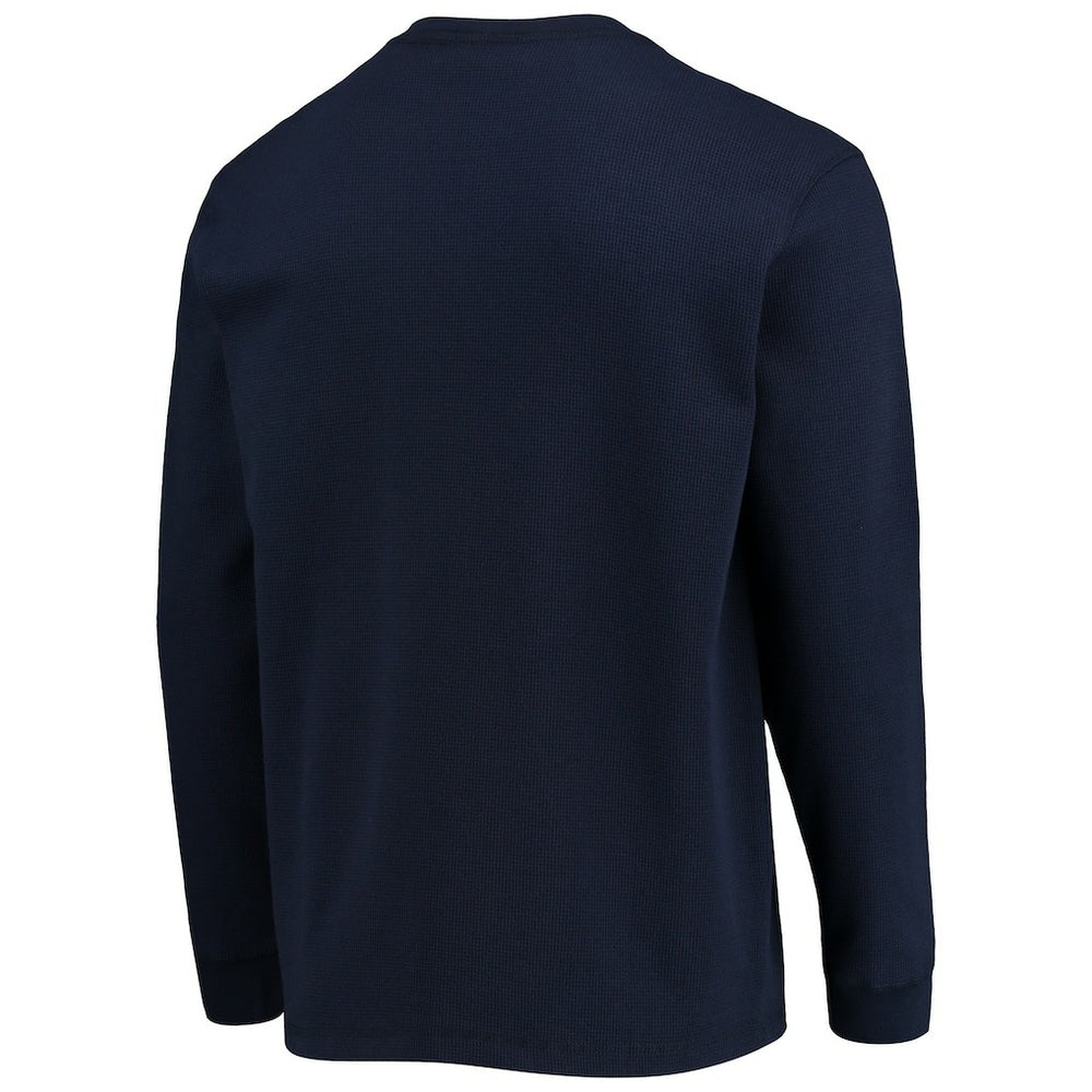 Chicago Bears Dunbrooke Logo Maverick Thermal Henley Long Sleeve T-Shirt - Navy - NFL