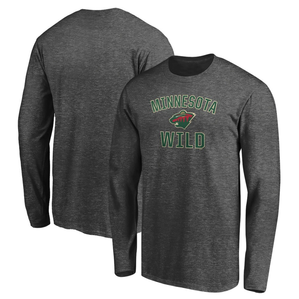Minnesota Wild Victory Arch Long Sleeve T-Shirt - Charcoal | NHL online