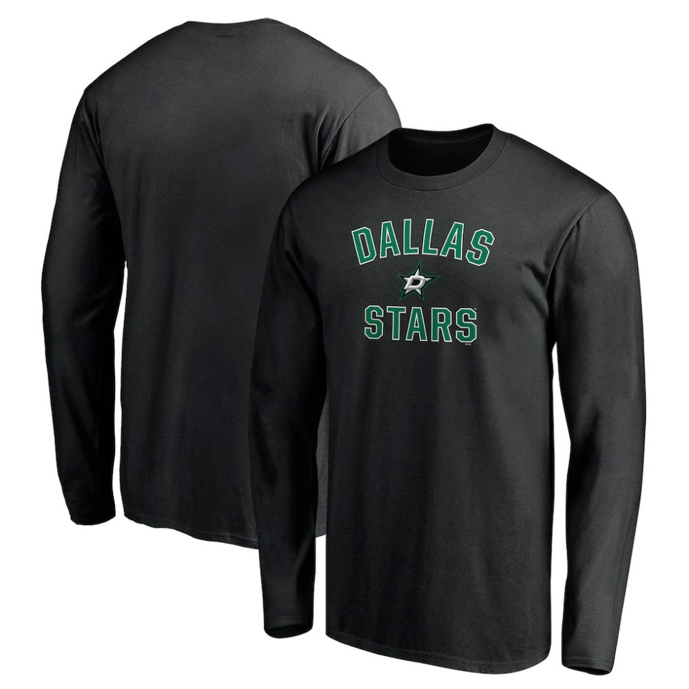 Dallas Stars Victory Arch Long Sleeve T-Shirt - Black | NHL Lifestyle