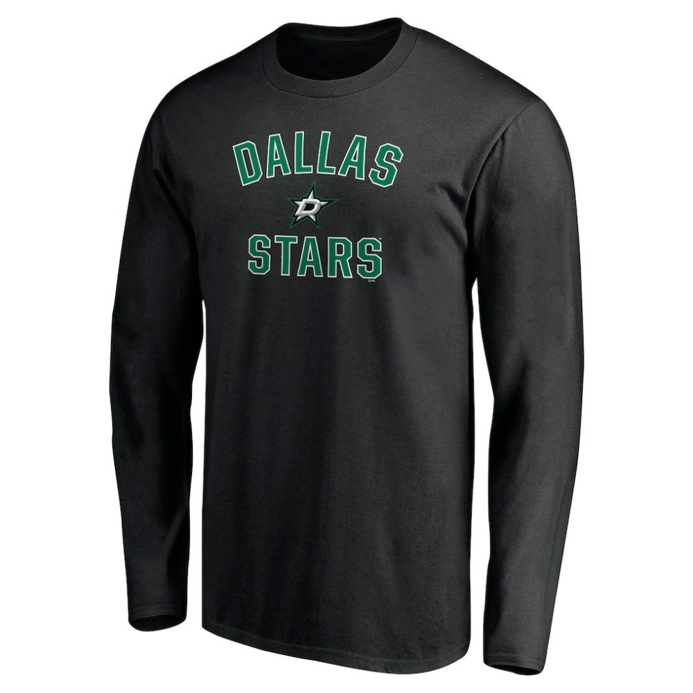 Dallas Stars Victory Arch Long Sleeve T-Shirt - Black | NHL Lifestyle