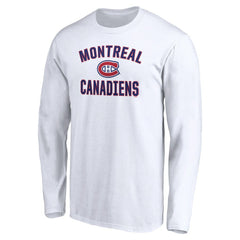 Montreal Canadiens Victory Arch Long Sleeve T-Shirt - White | NHL on sale