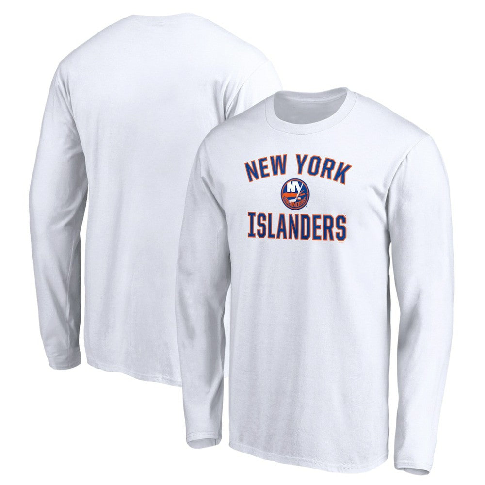 New York Islanders Victory Arch Long Sleeve T-Shirt - White | NHL on sale