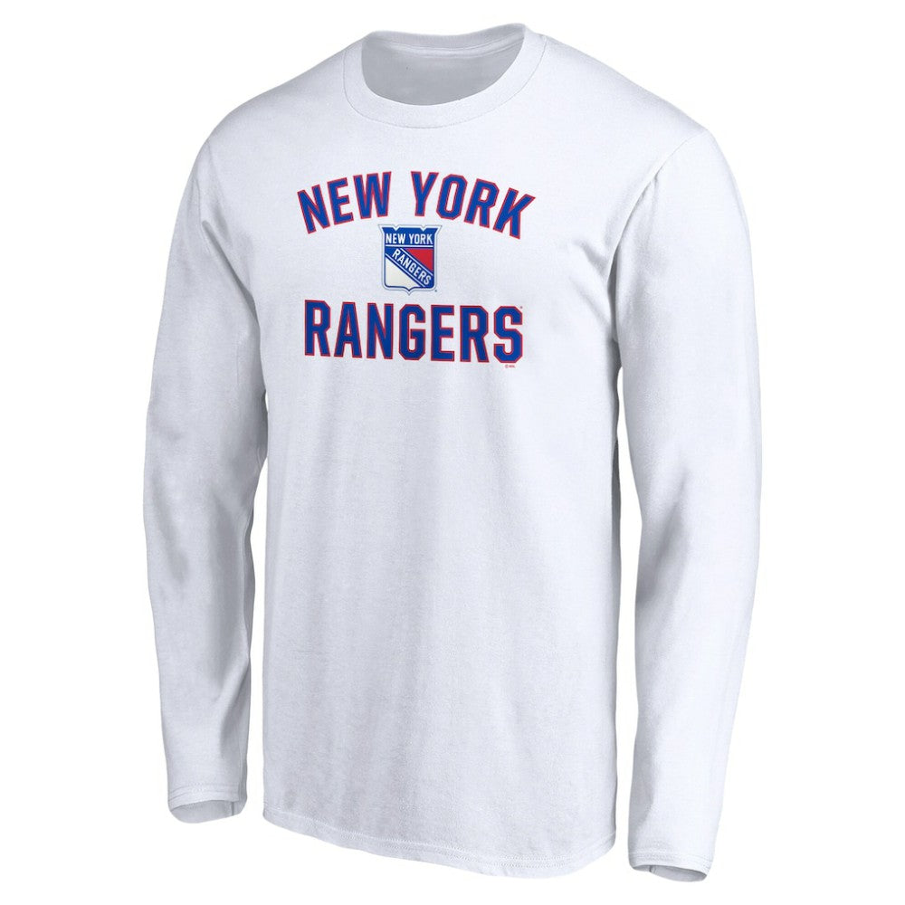 New York Rangers Victory Arch Long Sleeve T-Shirt - White | NHL on sale